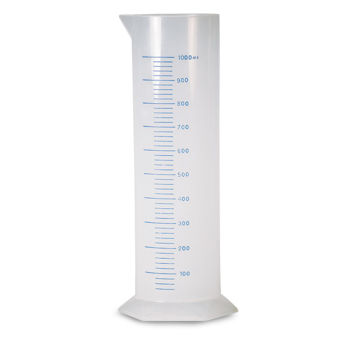 Low Graduated Cylinder 1000ml Avantik Biogroup